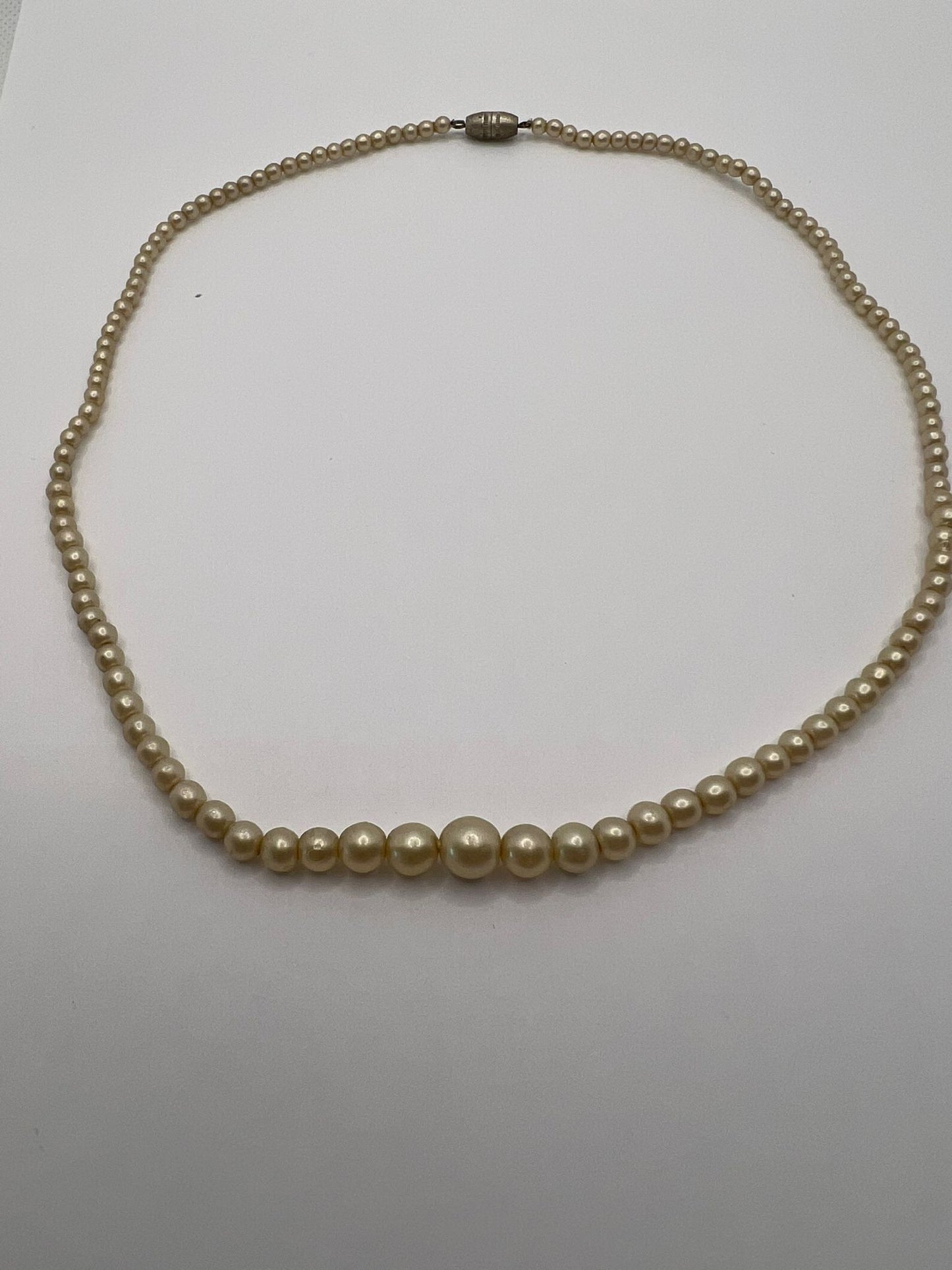 6317 Vintage Perlen Halsketten 44cm