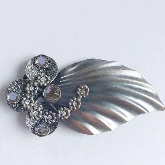 2086 Silberne Gürtelschnalle 70×33mm
