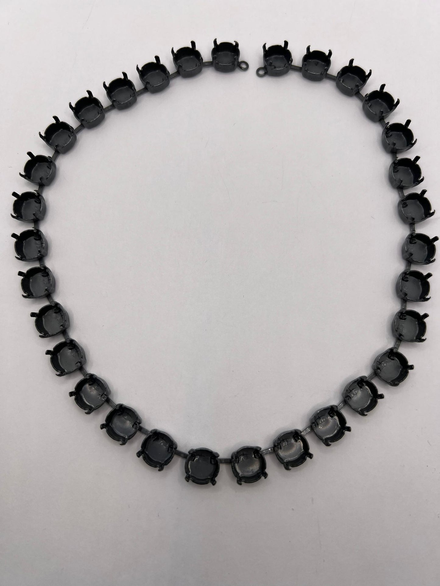6481 Vintage leerer Kette zum Befüllen mit Swarovski Kristallen 37cm