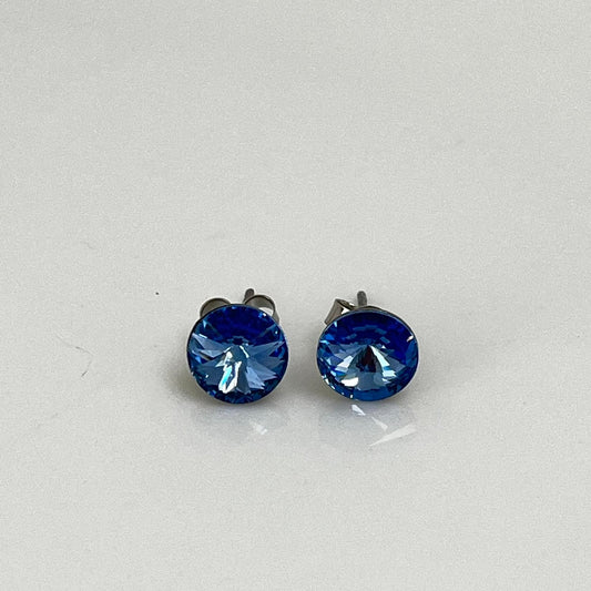 30363 Vintage Swarovski Kristallen Ohrstecker 8mm
