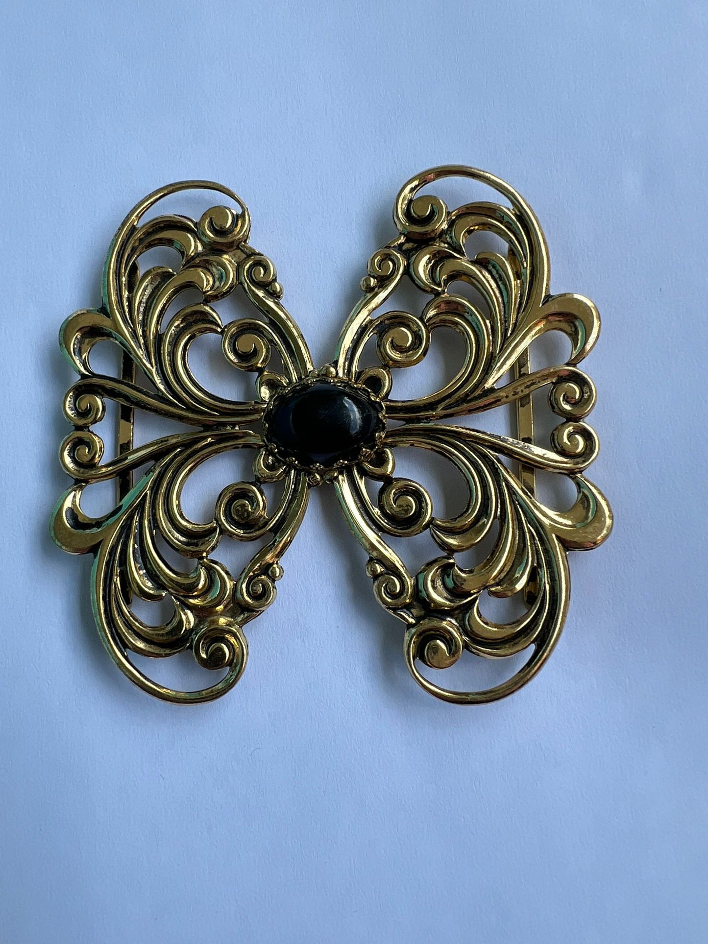 2317 Vintage Swarovski Kristallen Gürtelschnalle 83mm