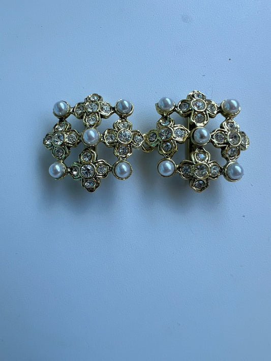 2325 Vintage Swarovski Kristallen Gürtelschnalle 44mm