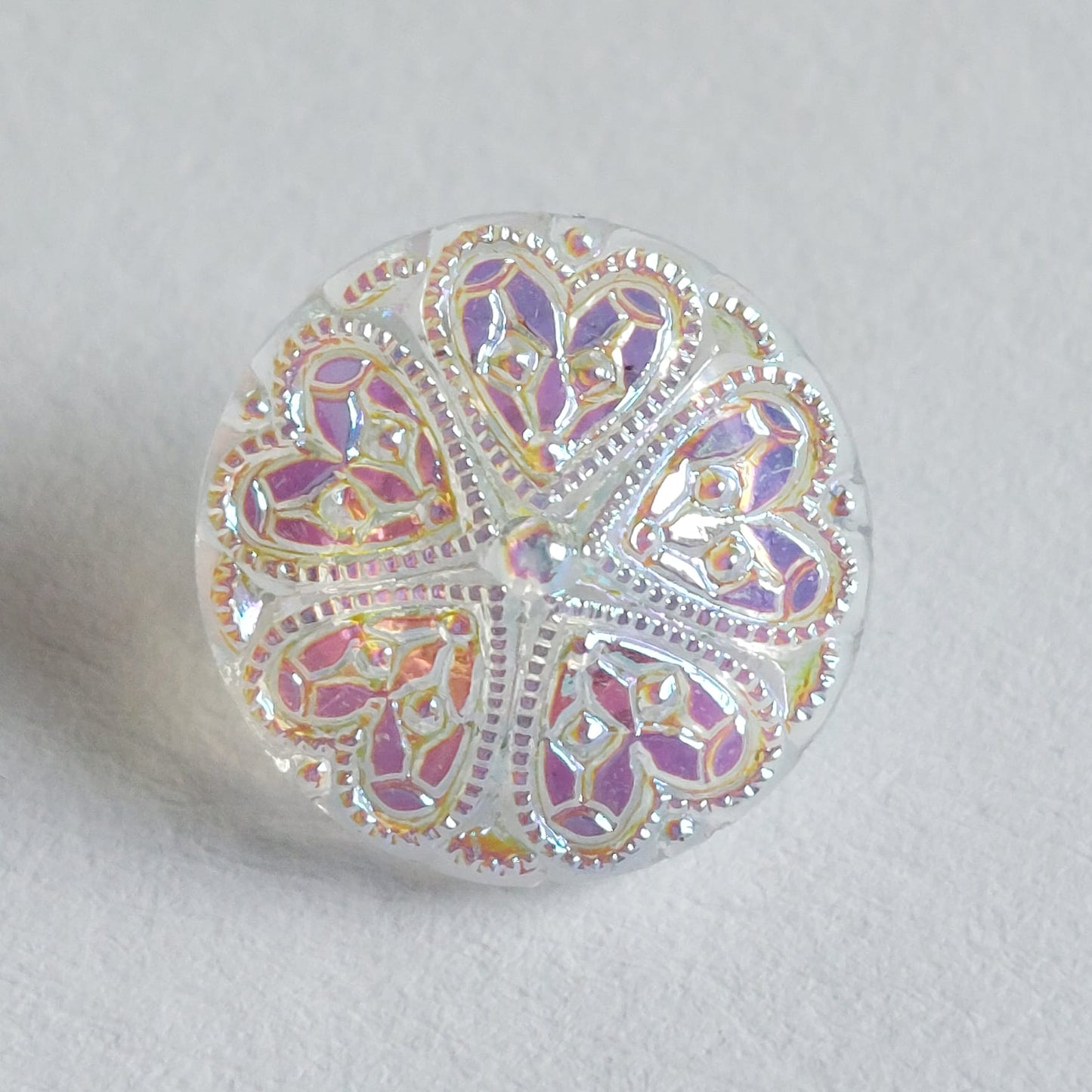 4315 Knopfe mit Swarovski Kristallen 13.5mm
