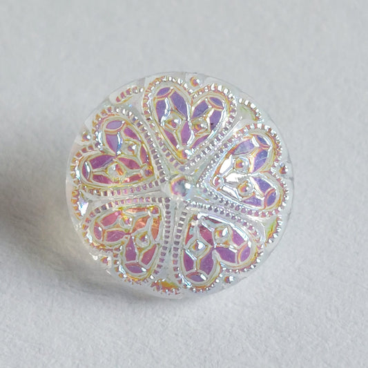 4315 Knopfe mit Swarovski Kristallen 13.5mm