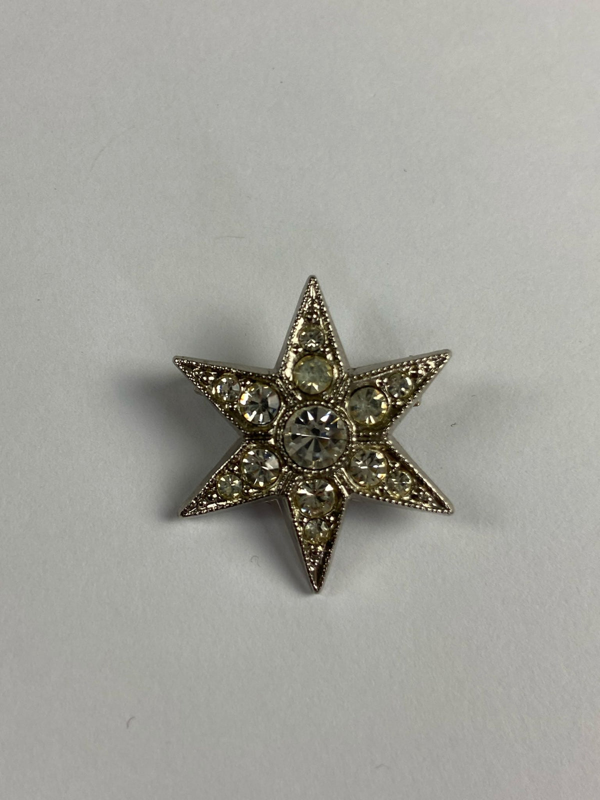 8651 Vintage Swarovski Kristallen Brosche 37mm