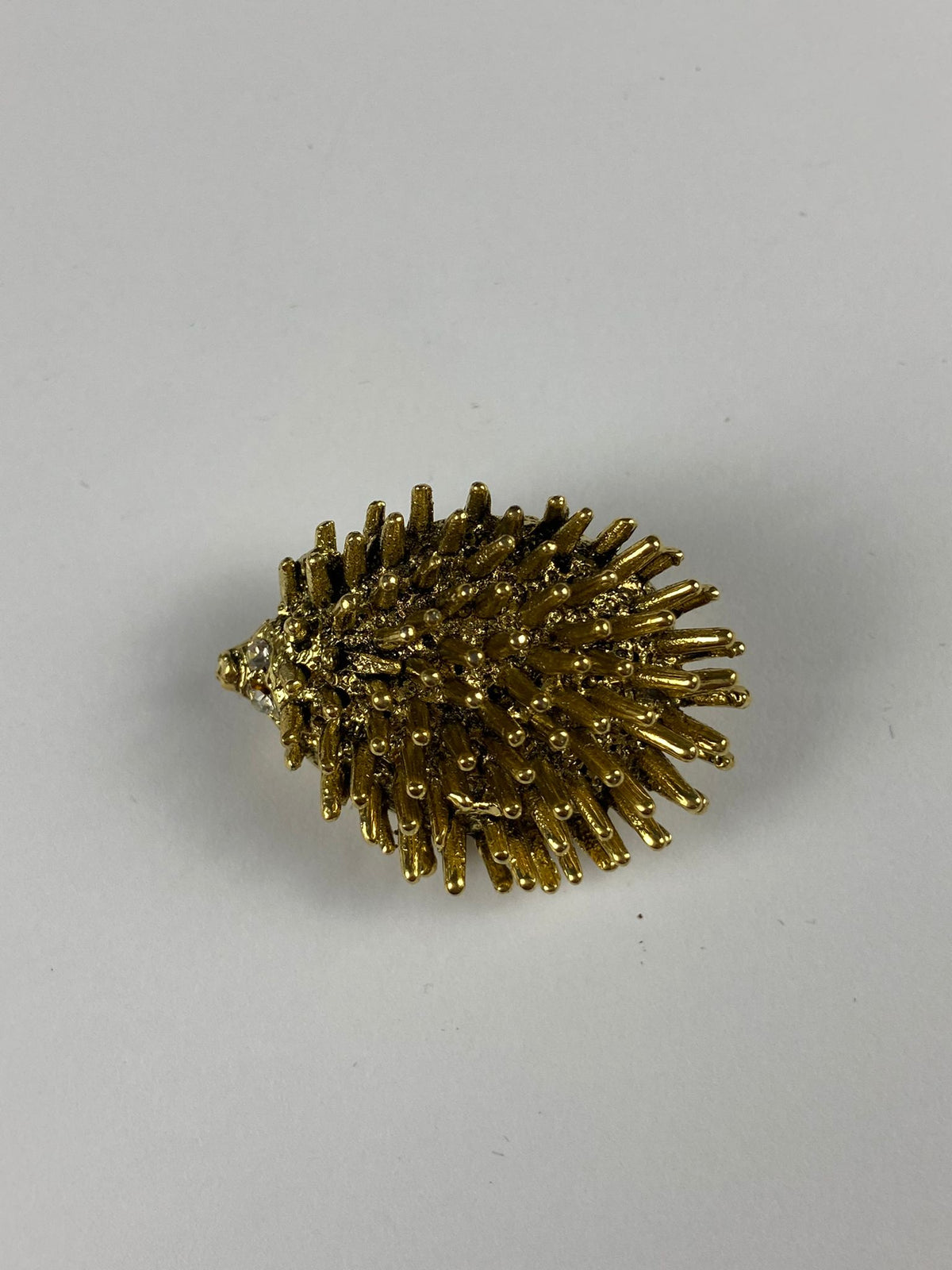 8211 Vintage Igel Brosche 33x25mm