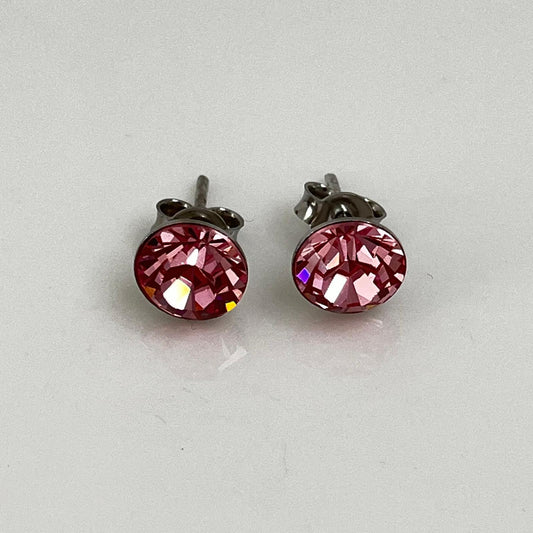 30361 Vintage Swarovski Kristallen Ohrstecker 8mm