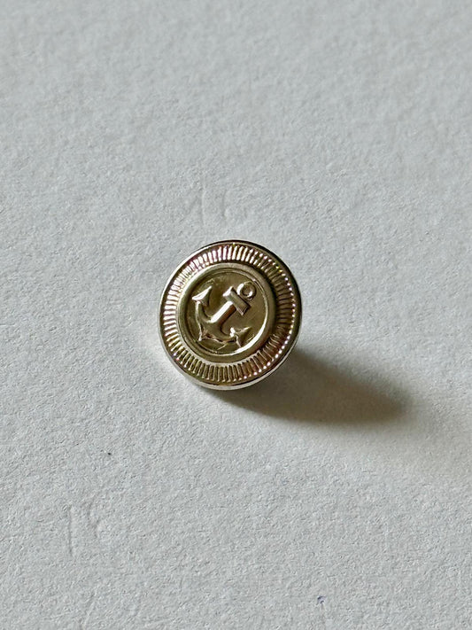 4524 Vintage Rhodium vergoldet Knöpfe 12mm