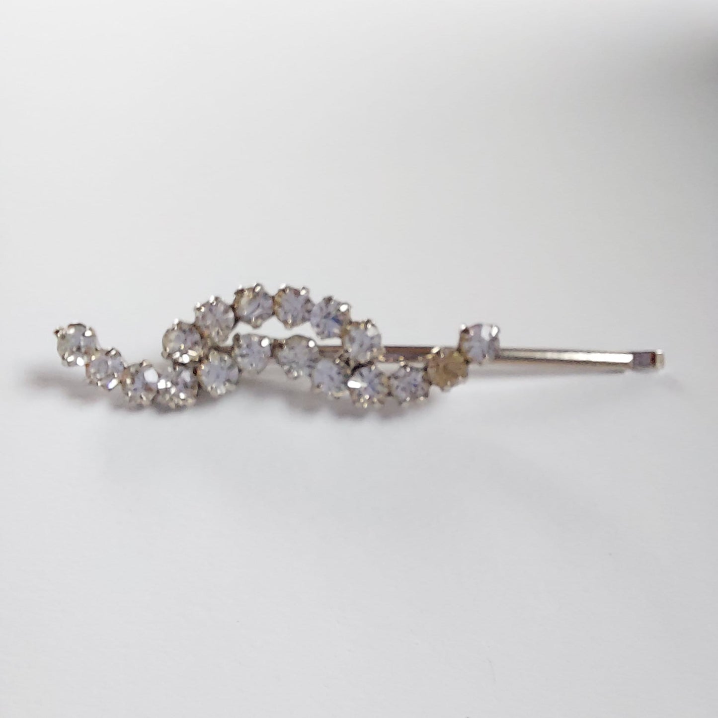 5008 Vintage Haarnadel mit Swarovski Kristallen 48mm