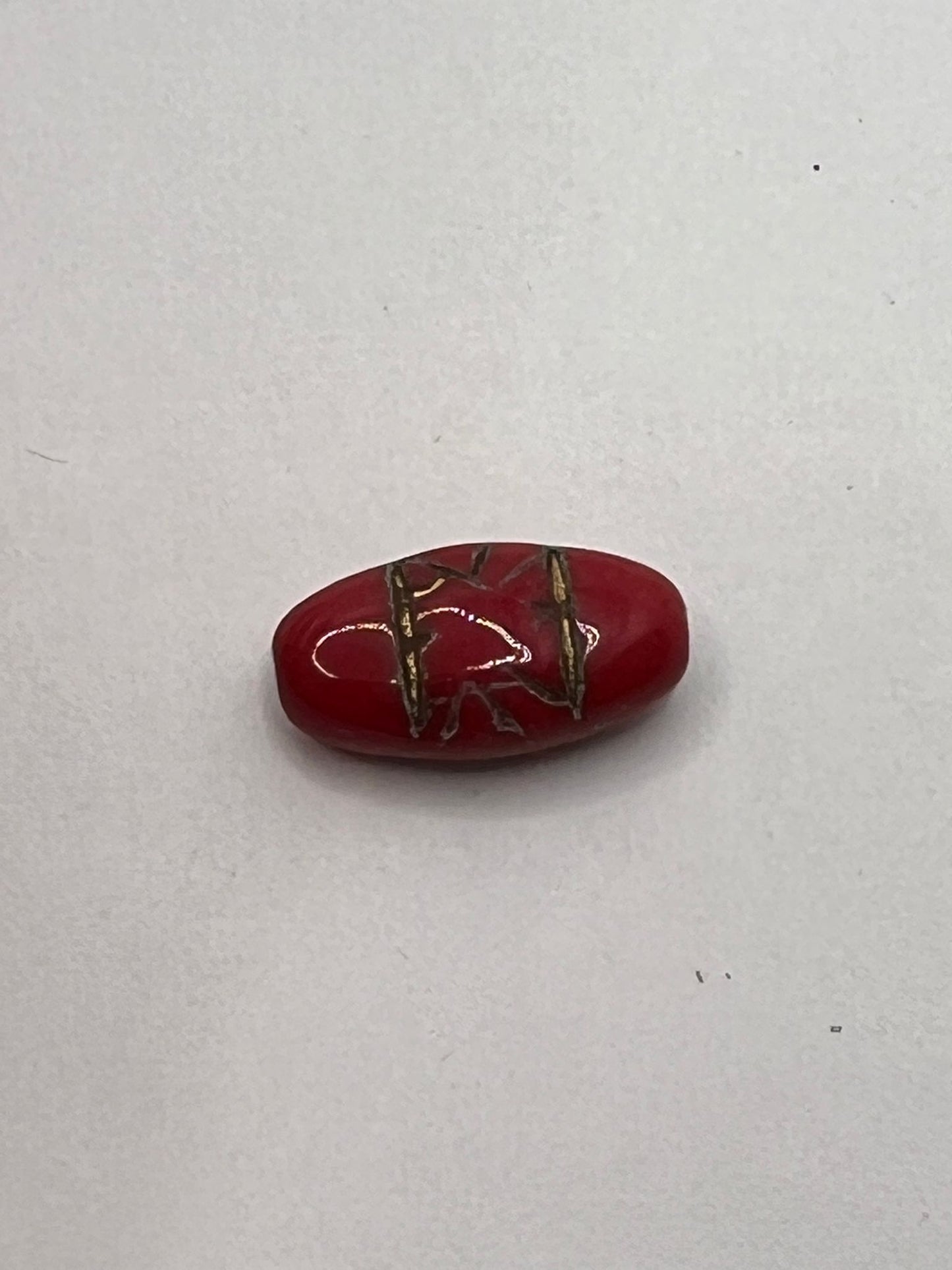 59523 Vintage Glasperle 11mm