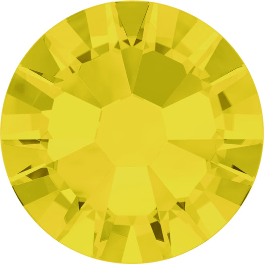 Swarovski® Nail Crystals Flat Rund Yellow Opal SS9