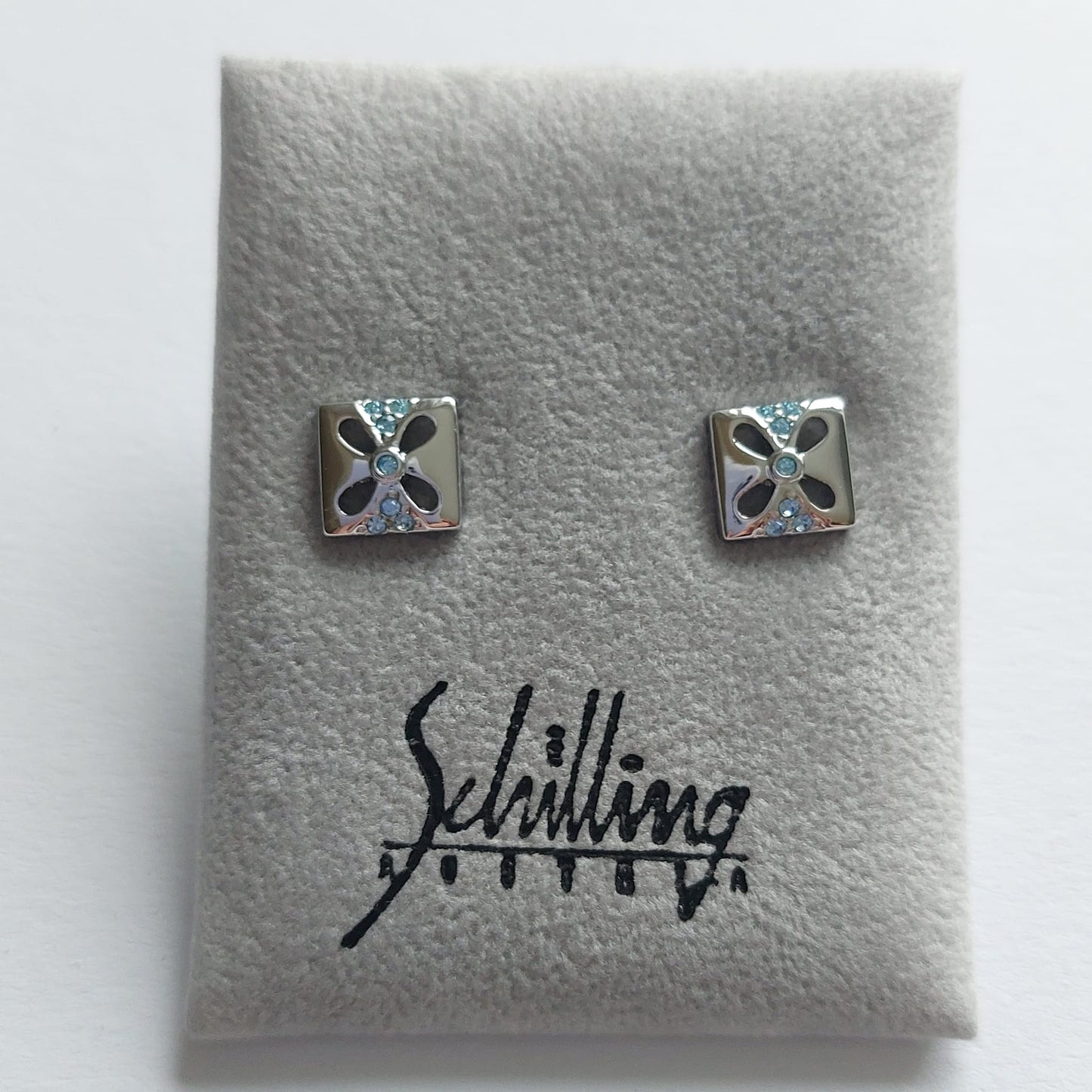 Original Vintage Schilling Ohrringe 9mm