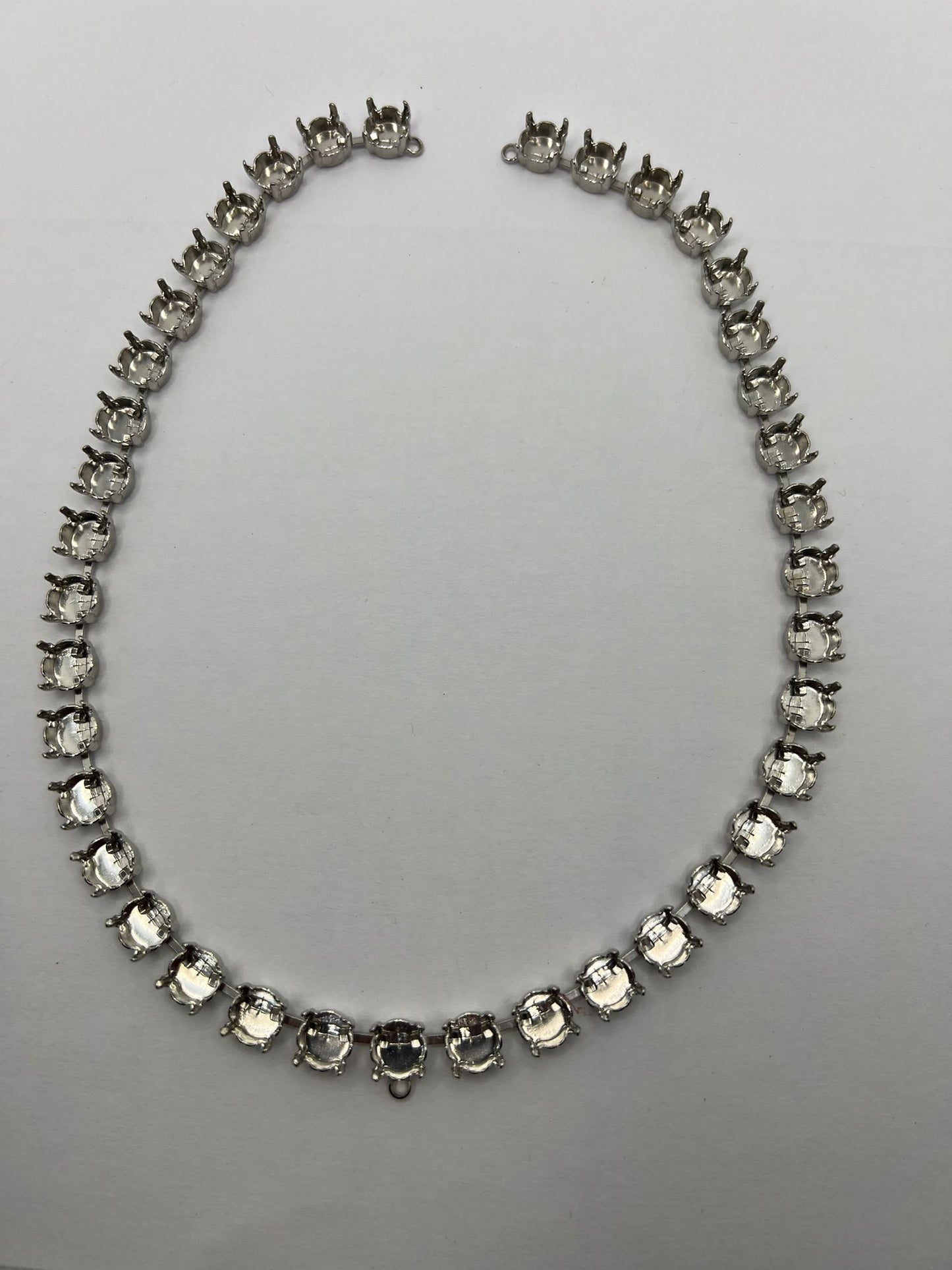 6432 Vintage leerer Halskette zum Befüllen mit Swarovski Kristallen 38cm