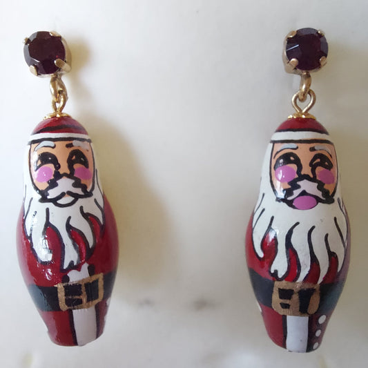 3745 Vintage Earring mit Swarovski Crystals