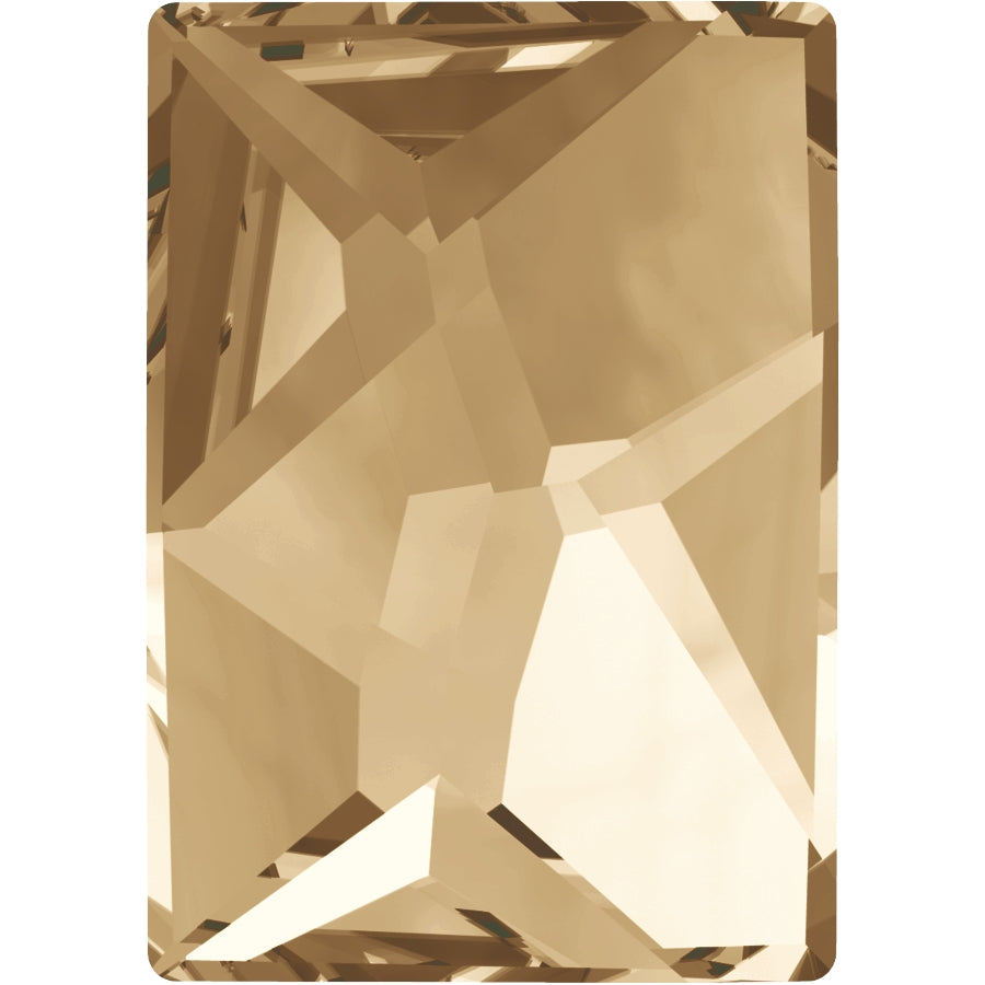 Swarovski® Flatback Cosmic Golden Shadow 8x6mm