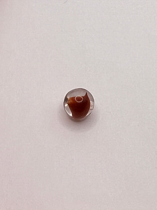 58021 Vintage Glasperle 7mm