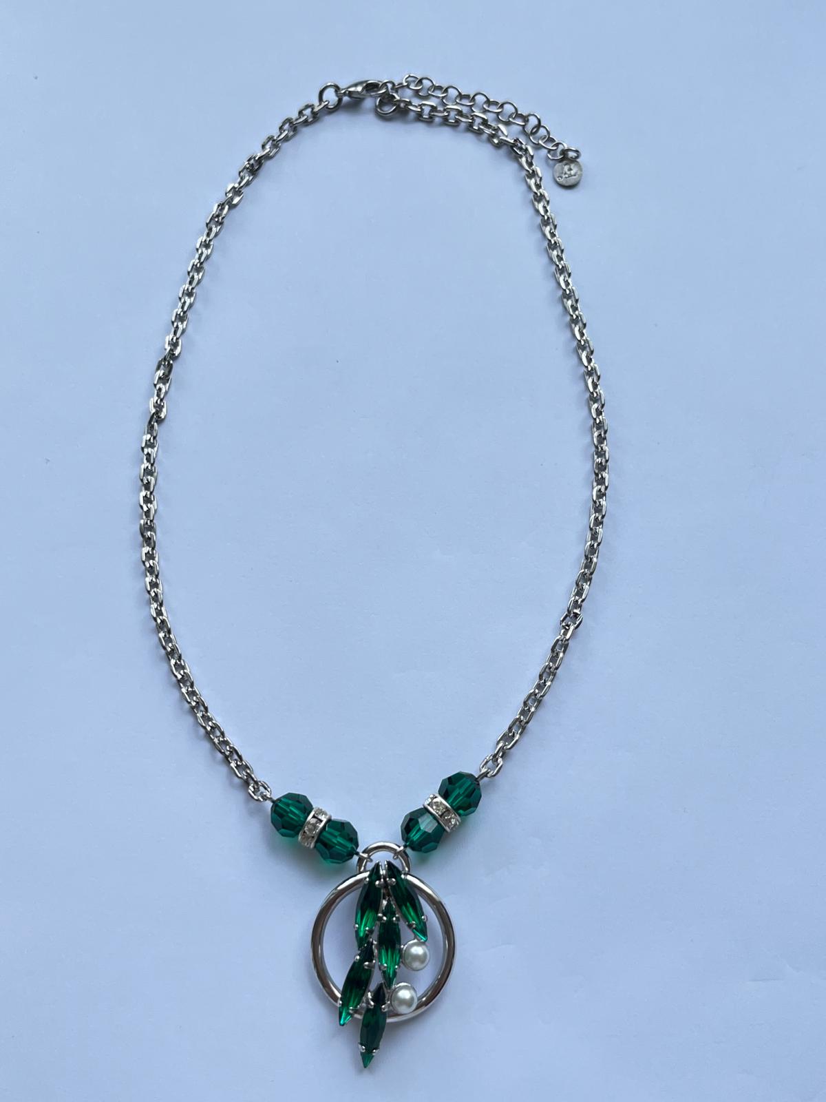 6133 Vintage Swarovski Kristallen Halsketten 41cm
