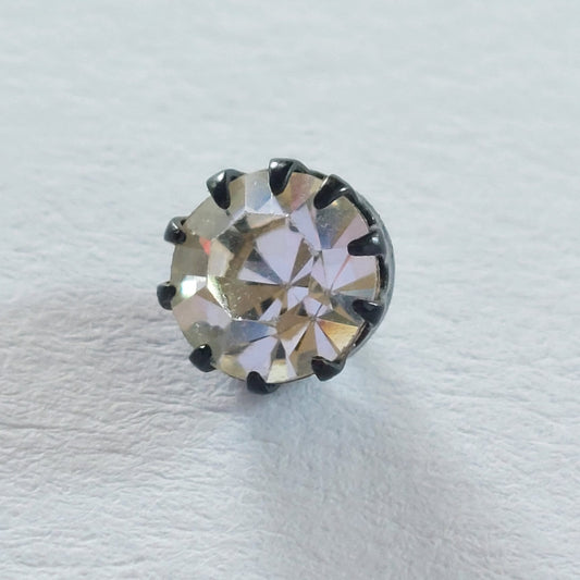 4196 Knopfe mit Swarovski Kristallen 6.5mm