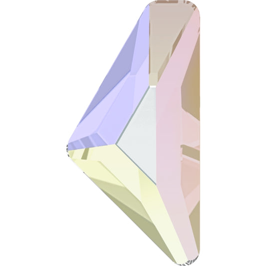 Swarovski® Flatback Triangle Alpha Aurore Boreale 10x5mm