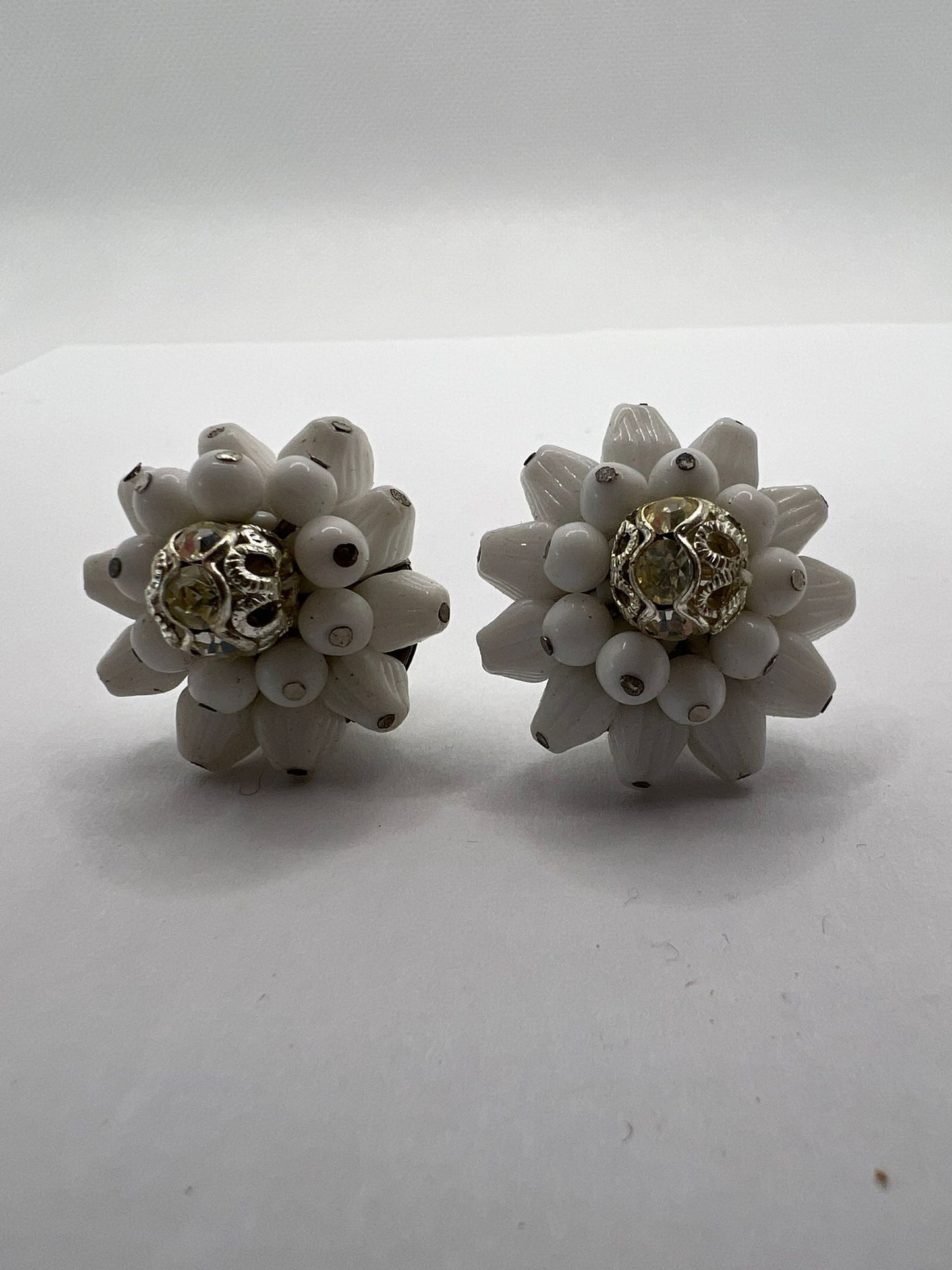 30517 Vintage Perlen Ohrclip 30mm