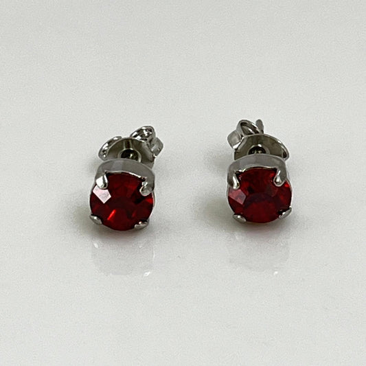 30335 Vintage Swarovski Kristallen Ohrstecker 5mm
