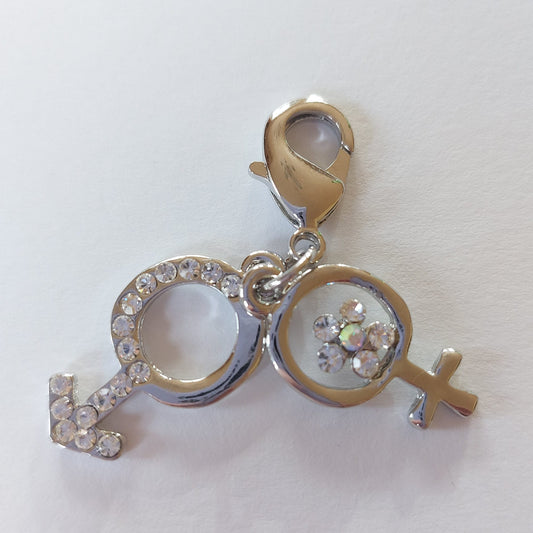 6912 Vintage Schlüsselanhänger mit Swarovski Crystals