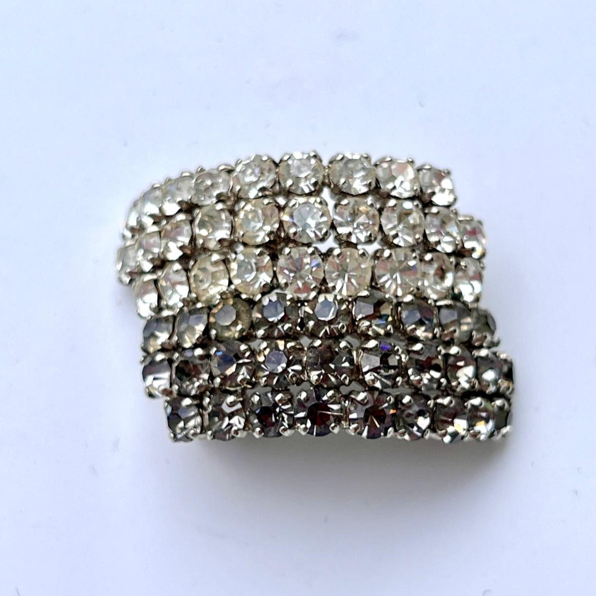 8463 Vintage Swarovski Kristallen Brosche 40mm