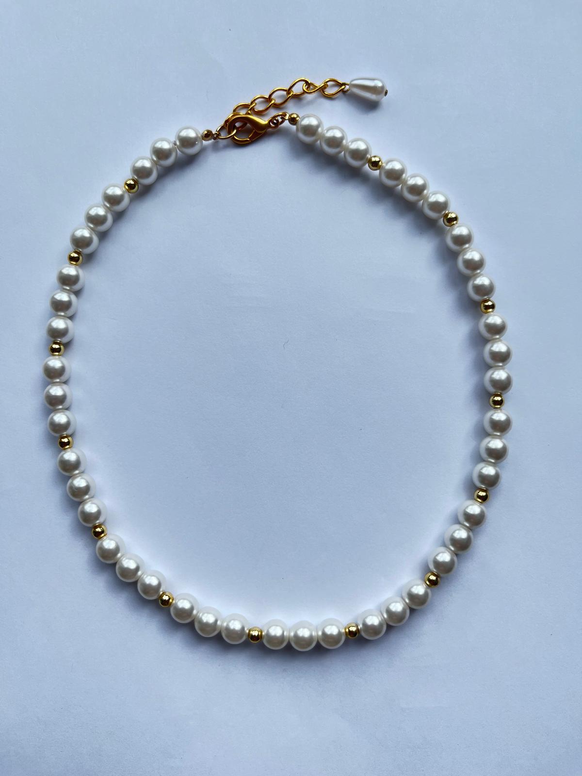 6101 Vintage Swarovski Kristallen Perlenkette 42cm