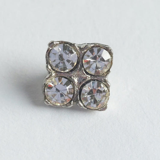 4053 Knopfe mit Swarovski Kristallen 8,2mm