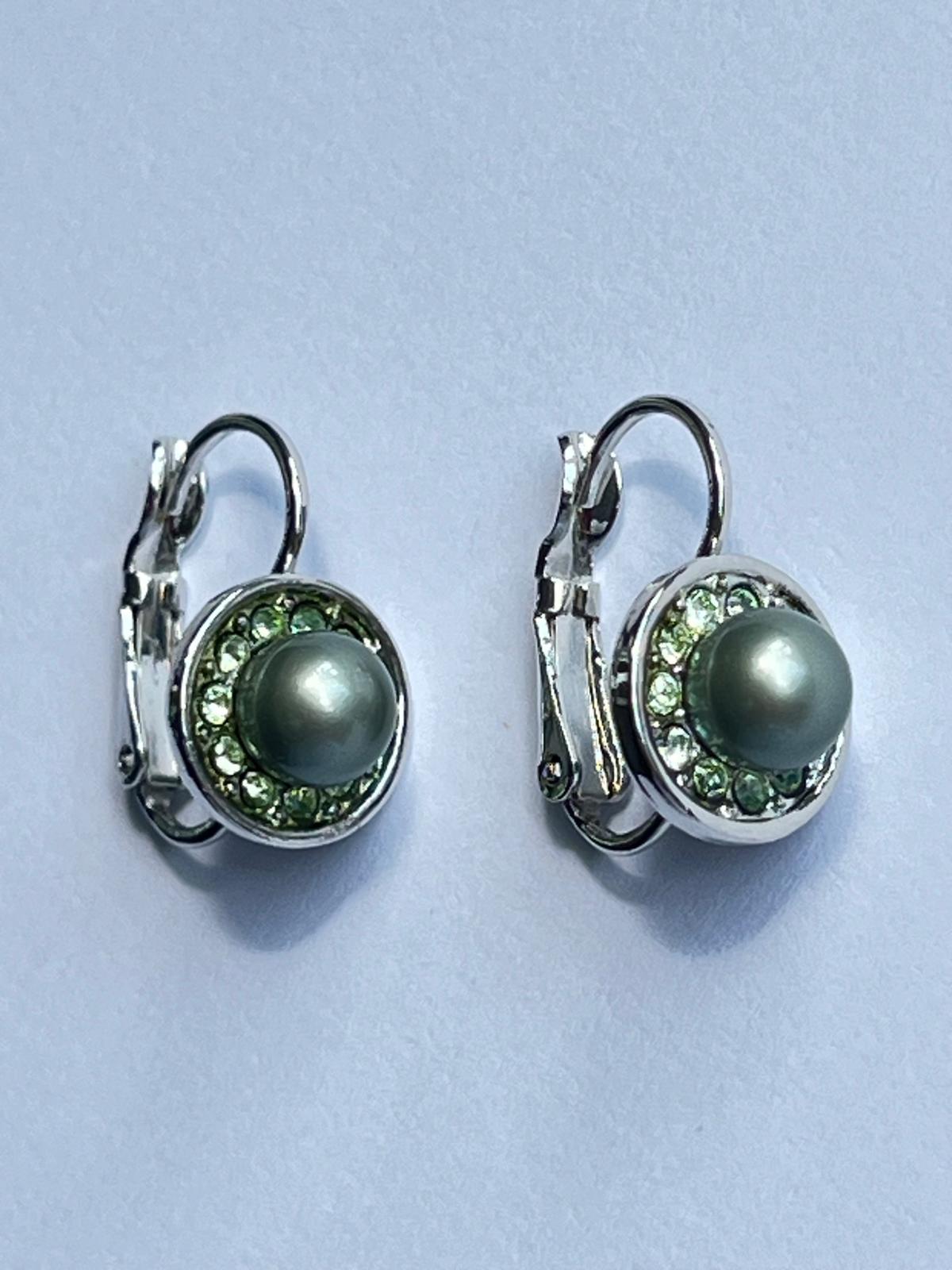 3092 Vintage Swarovski Kristallen Ohrhänger 10mm