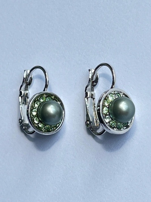 3092 Vintage Swarovski Kristallen Ohrhänger 10mm