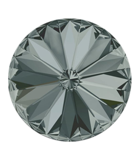 Swarovski® Rivoli Black Diamond 10mm