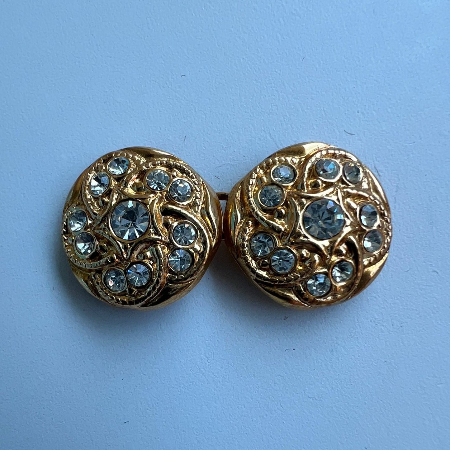 2306 Vintage Swarovski Kristallen Gürtelschnalle 36mm