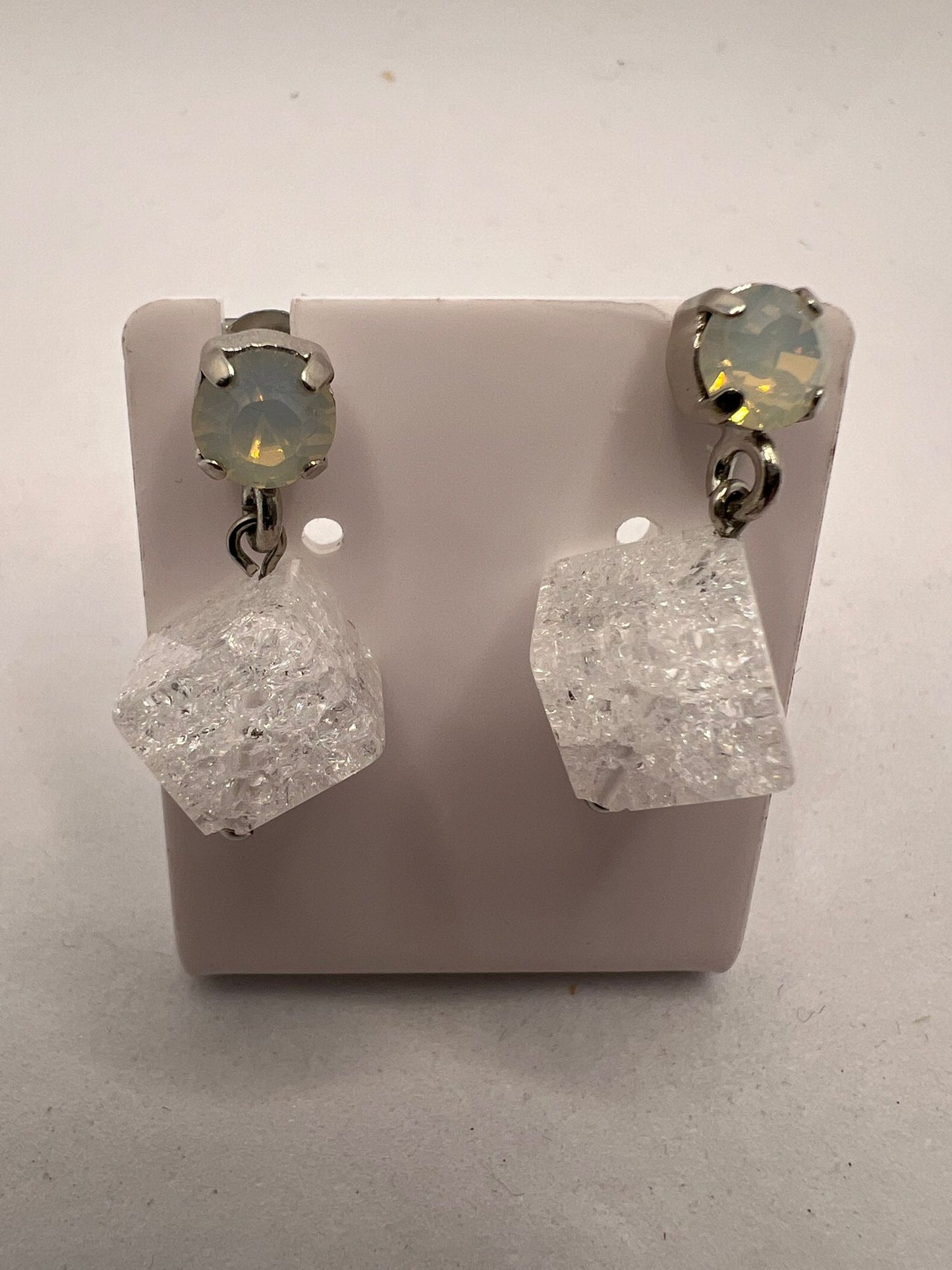 30608 Vintage Swarovski Kristallen Ohrhanger 9mm