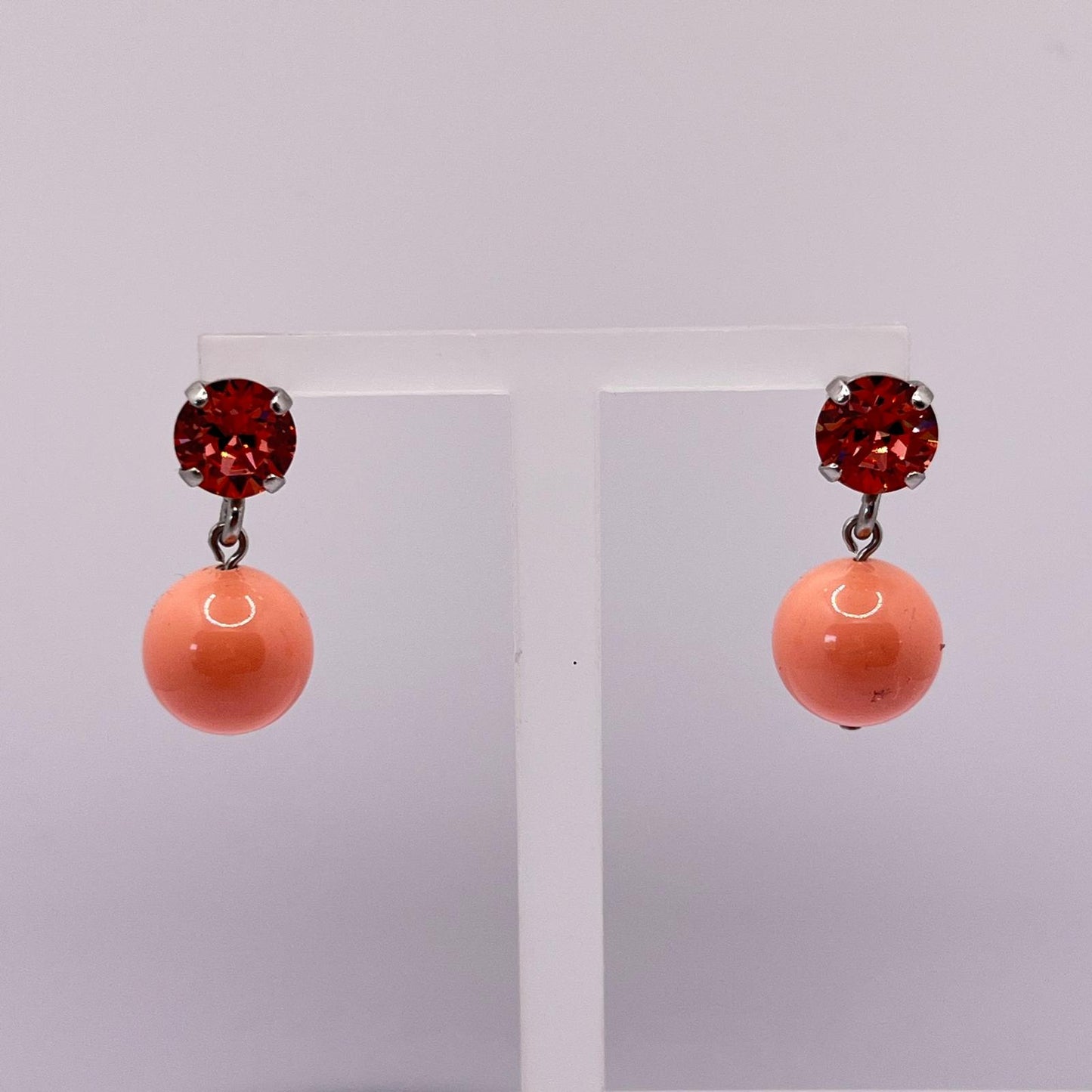 30746 Vintage Swarovski Kristallen Ohrstecker 25mm