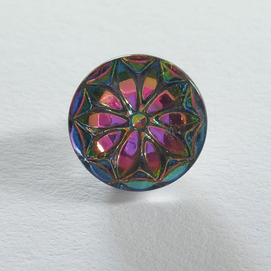 4261 Knopfe mit Swarovski Kristallen 13mm
