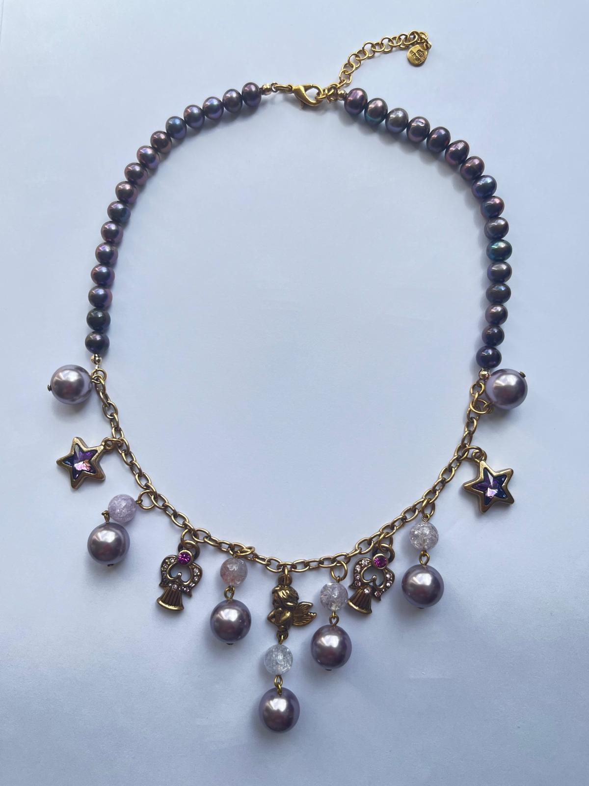 6082 Vintage Swarovski Kristallen Perlenkette 43cm