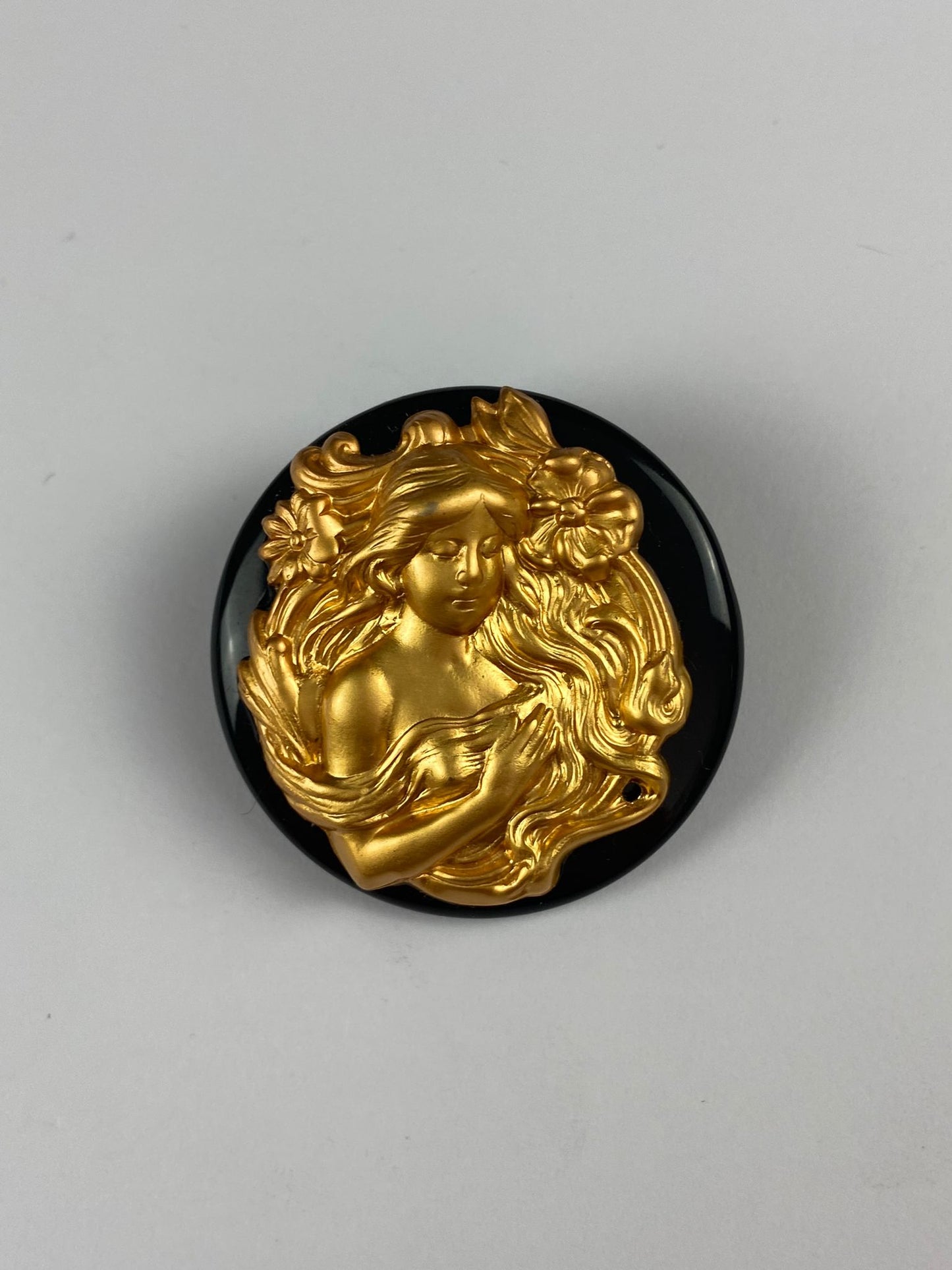 8296 Vintage Zeitgenössische Brosche 35,5x35,5mm