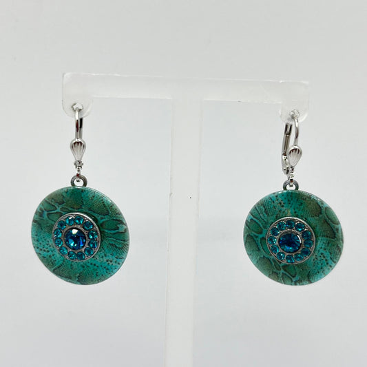 30794 Vintage Swarovski Kristallen Ohrhänger 20mm