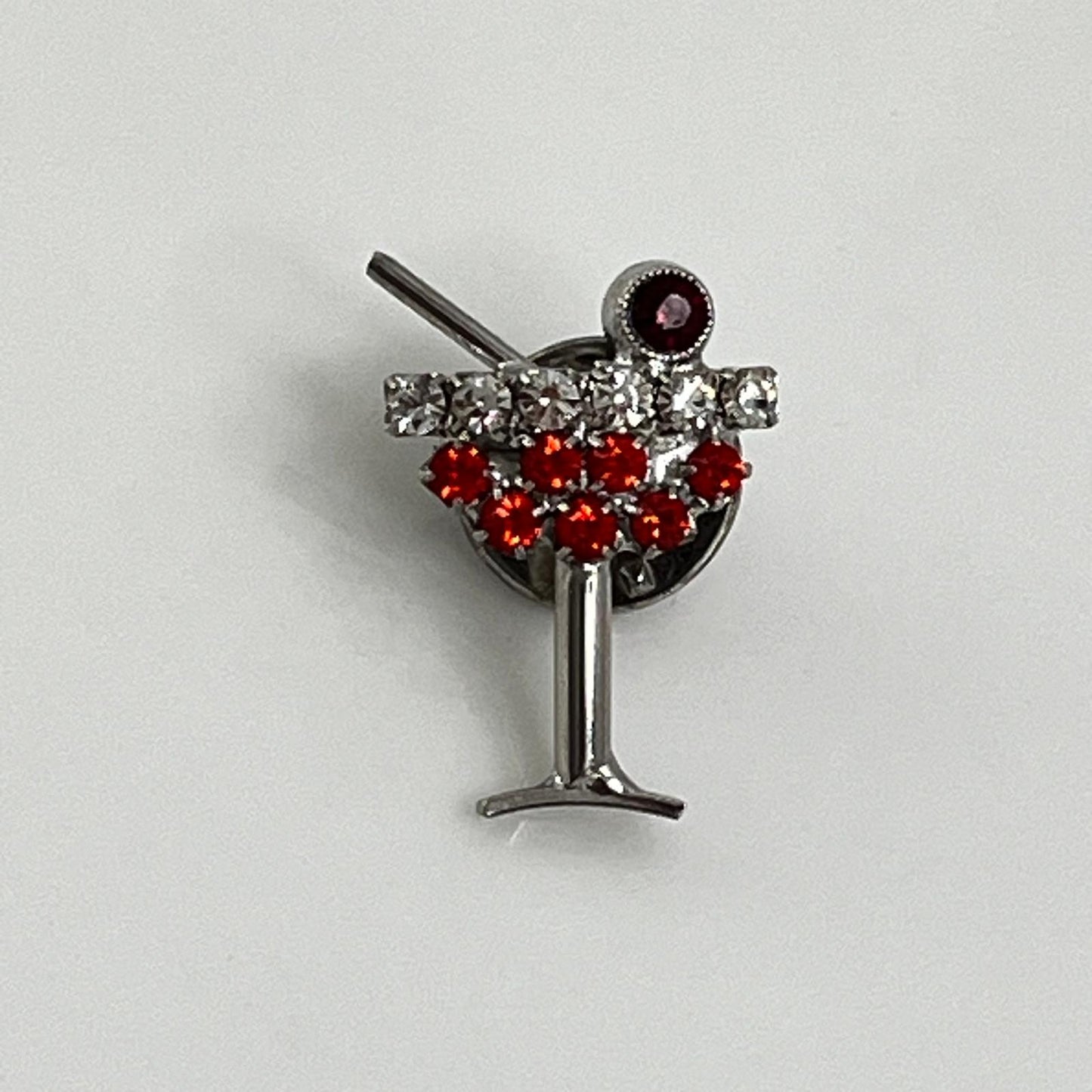 8613 Vintage Cocktail Swarovski Kristallen Brosche 22mm