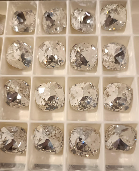 Swarovski® Fancy Cushion Square Crystal 10mm