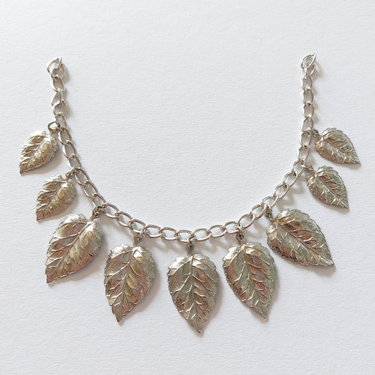 Vintage Blatt Trachten Schmuck 19cm