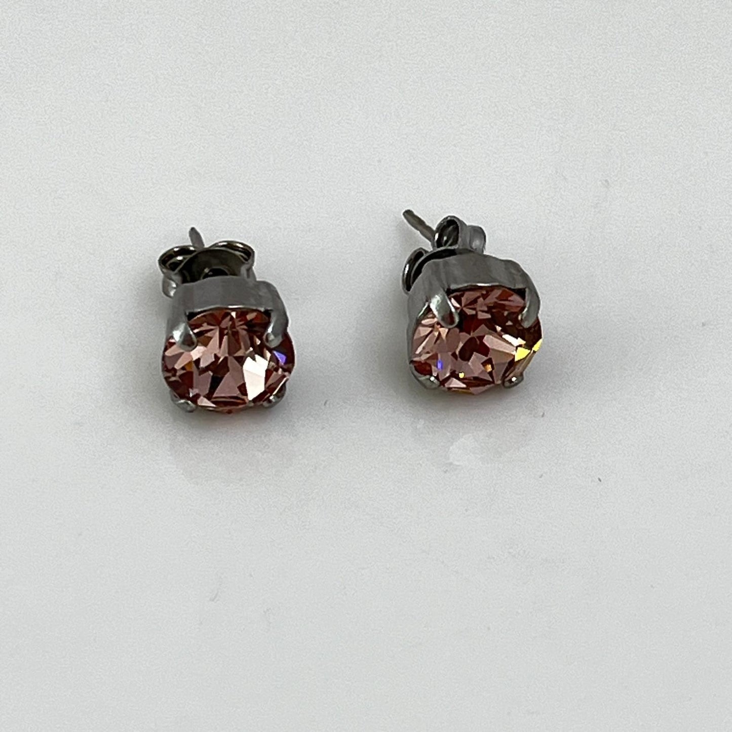 30339 Vintage Swarovski Kristallen Ohrstecker 7mm