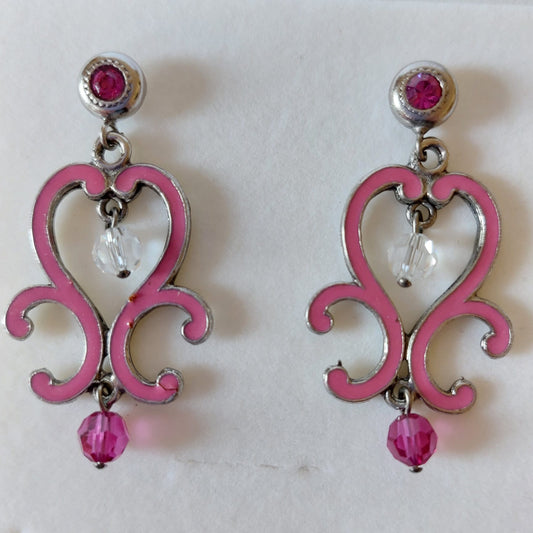 3838 Vintage Earring mit Swarovski Crystals