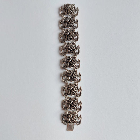 Vintage Viktorianische Rosen Trachten Armband 17cm