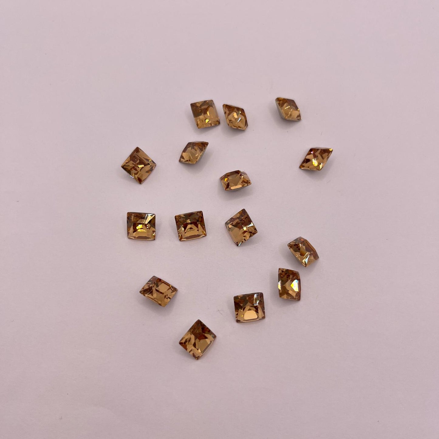 Swarovski® Fancy Stone Xilion Square Light Colorado Topaz 8mm