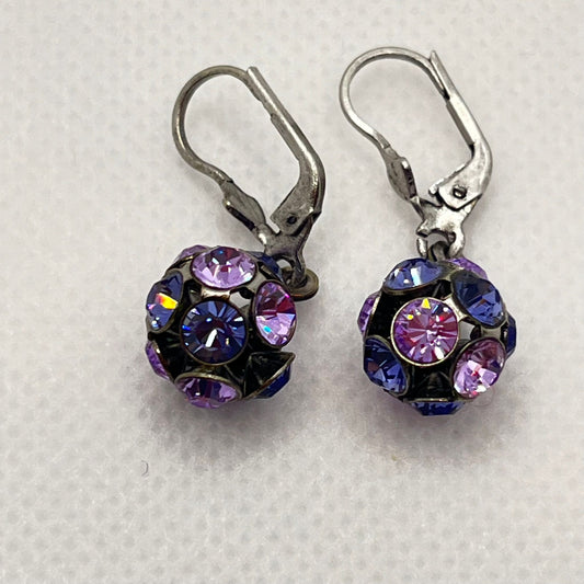 30487 Vintage Swarovski Kristallen Ohrhanger 10mm