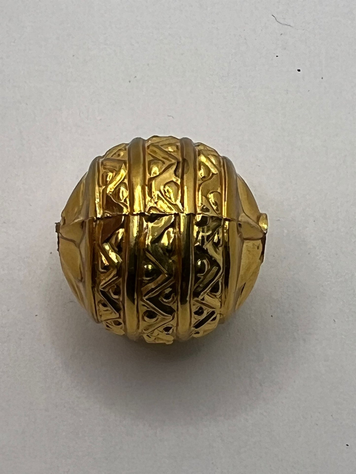 59484 Vintage Plated Perle 20mm