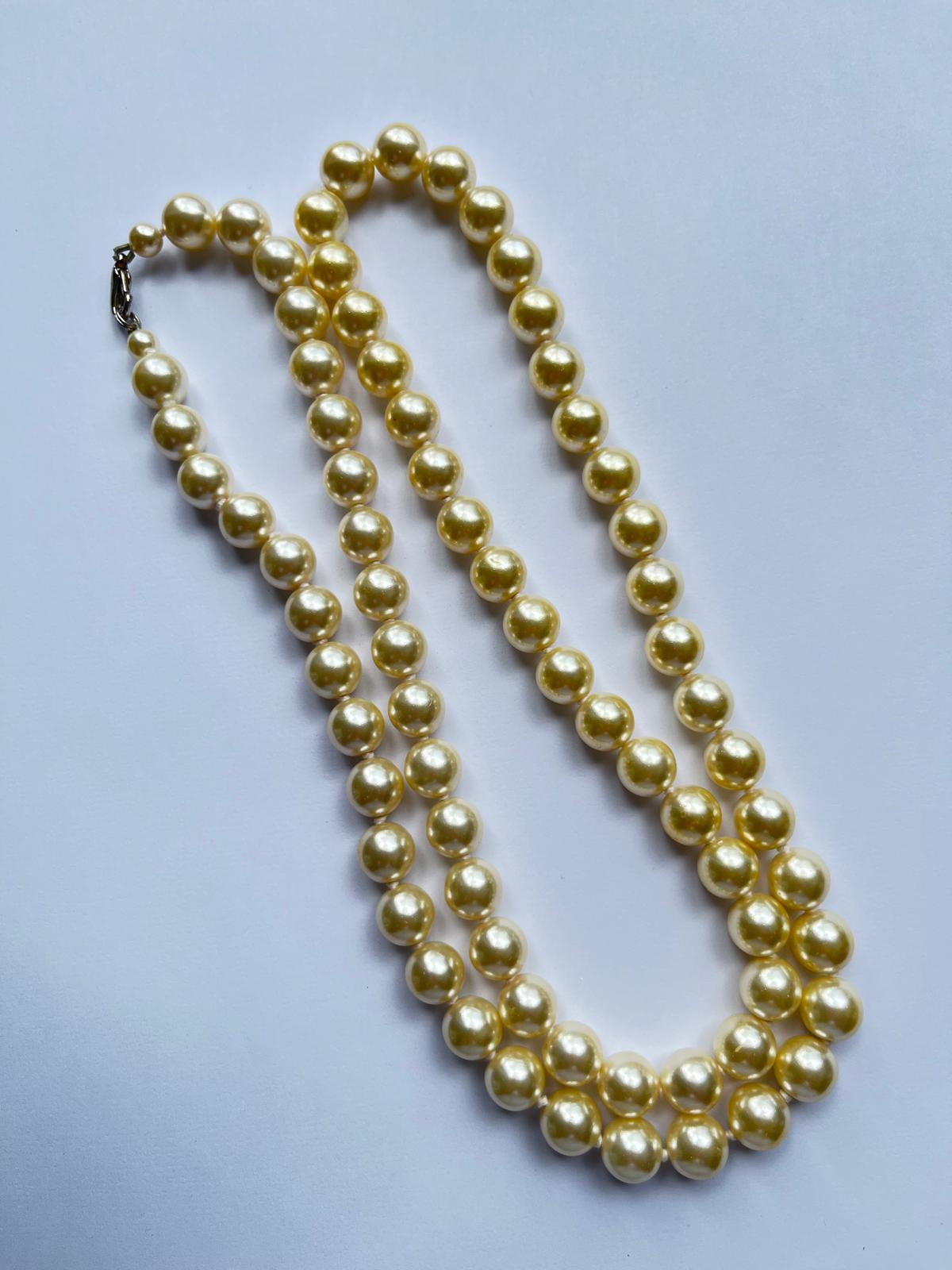 6218 Vintage Swarovski Kristallen Perlenkette 80cm