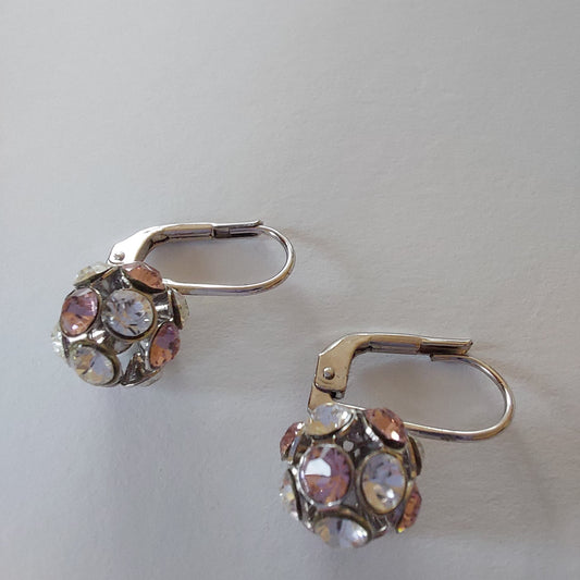 3755 Vintage Earring mit Swarovski Crystals